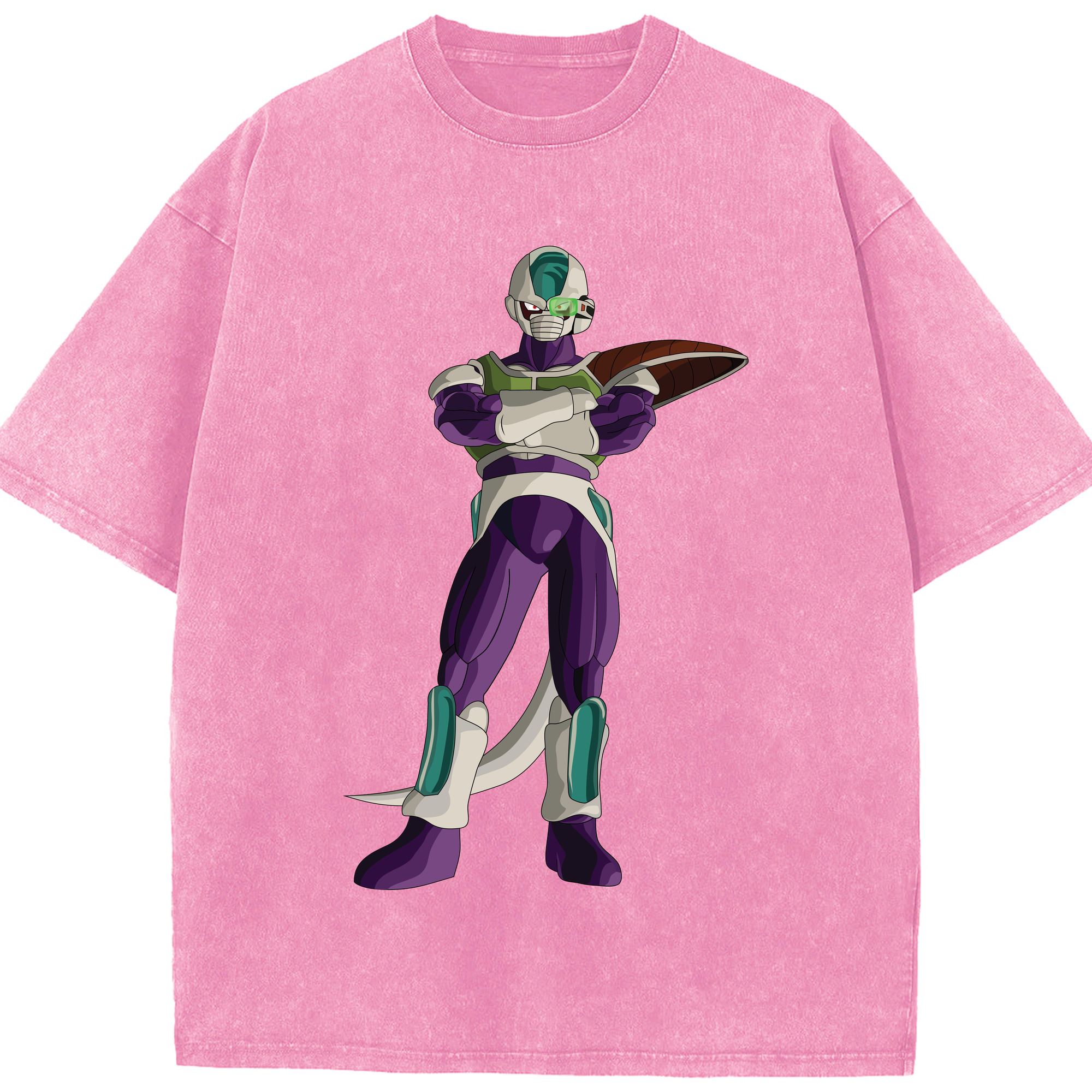 （画像用） ドラゴンボール フリーザ DRAGON BALL Frieza 綿100% ヴィンテージ風 半袖Tシャツ（フロントプリント）